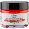 photo-Encre de calligraphie pigmentée - Rouge de Chine - Jacques Herbin - Flacon 40ml