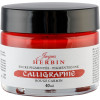 photo-Encre de calligraphie pigmentée - Rouge carmin - Jacques Herbin - Flacon 40ml