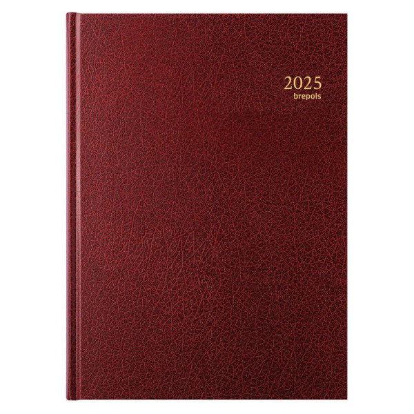 Agenda Semainier Quo Vadis 2025-2026 - Format 15x21 Cm - 16 Mois (Sept à Déc) - Couverture Everest Rouge - Fabriqué En France