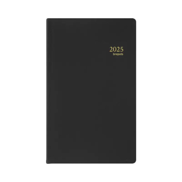 photo - Agenda - 2026 - Brepols - Building - 1 page par jour - 17 x10 cm - Noir