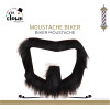 photo-Moustache de biker - Noir - Déguisement - Synthétique - Autocollante