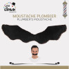 photo-Moustache Mario Bros - Noir - Déguisement - Synthétique - Autocollante