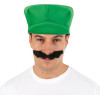 Moustache Mario Bros - Noir - Déguisement - Synthétique - Autocollante