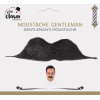 photo-Moustache de gentleman - Noir - Déguisement - Synthétique - Autocollante