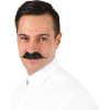 Moustache de gentleman - Noir - Déguisement - Synthétique - Autocollante