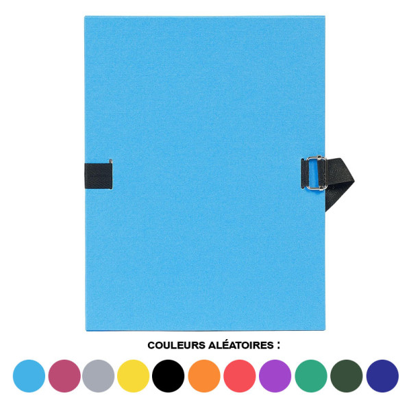 Chemise à dos extensible - 24x32cm - Epaisseur jusqu'à 13cm - Couleurs assorties - Exacompta