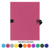 Chemise à dos extensible - 24x32cm - Epaisseur jusqu'à 13cm - Couleurs assorties - Exacompta
