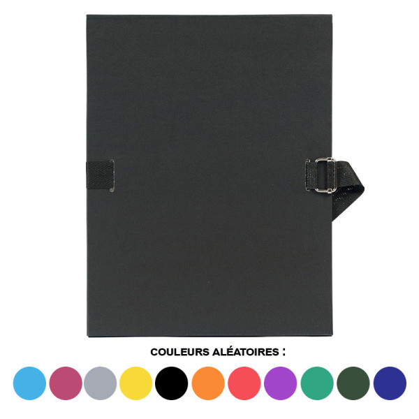 Chemise à dos extensible - 24x32cm - Epaisseur jusqu'à 13cm - Couleurs assorties - Exacompta