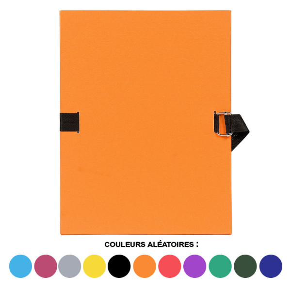 Chemise à dos extensible - 24x32cm - Epaisseur jusqu'à 13cm - Couleurs assorties - Exacompta