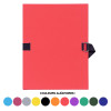 Chemise à dos extensible - 24x32cm - Epaisseur jusqu'à 13cm - Couleurs assorties - Exacompta
