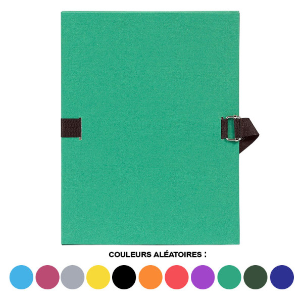 Chemise à dos extensible - 24x32cm - Epaisseur jusqu'à 13cm - Couleurs assorties - Exacompta