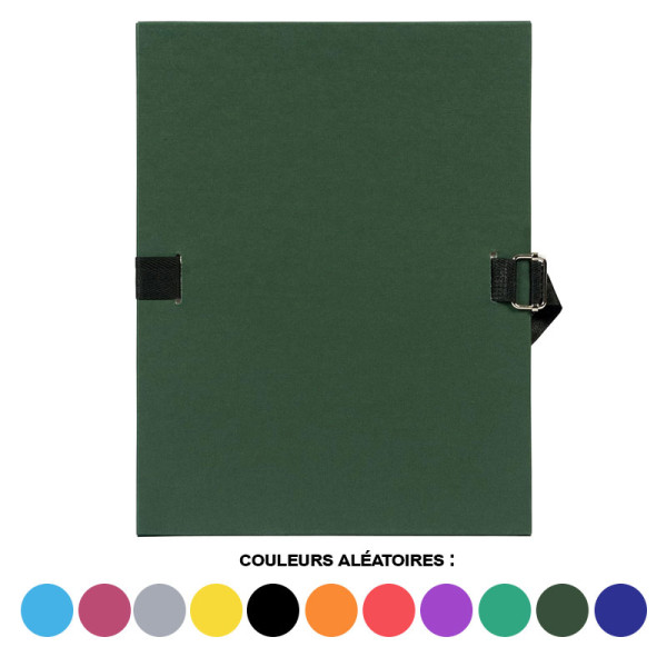 Chemise à dos extensible - 24x32cm - Epaisseur jusqu'à 13cm - Couleurs assorties - Exacompta