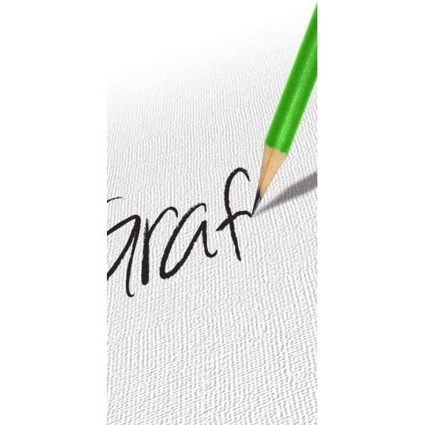 Crayon graphite - HB - Embout gomme - Corps triangulaire fluos - Kores