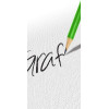 Crayon graphite - HB - Embout gomme - Corps triangulaire fluos - Kores