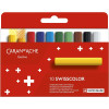 photo-10 pastels à la cire - Permanents - Beaux-arts - Couleurs assorties - Caran d'Ache - Swisscolor