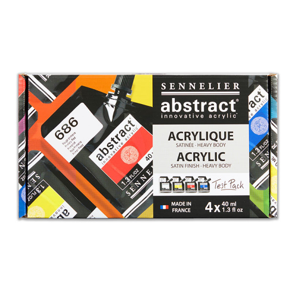 photo-Peinture acrylique - Sennelier - Abstract - Satinée - Heavy body - 4 x40ml