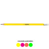 photo-Crayon graphite - HB - Embout gomme - Corps triangulaire fluos - Kores