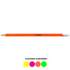 Crayon graphite - HB - Embout gomme - Corps triangulaire fluos - Kores