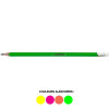 Crayon graphite - HB - Embout gomme - Corps triangulaire fluos - Kores