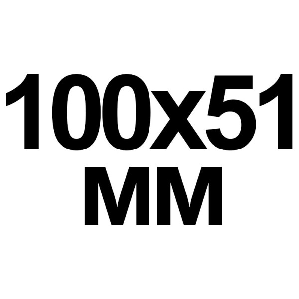 Etiquettes américaines - 100x51mm - Blanche - Avec fil de fer - Boîte de 1000 - Apli