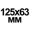 Etiquettes américaines - 125x63mm - Blanche - 4 étiquettes par planche - Boîte de 1000 - Apli
