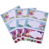 Etiquettes scolaires - Pour cahiers, livres - Princesses - 34x80mm - 9 étiquettes