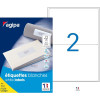 photo - 200 étiquettes blanches - A4 - 199,6x144,5mm - Multi-usage - Agipa 101310