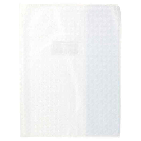 photo-Protège-cahier - 17x22cm - Transparent - Polypro - Motif losange - Résistant