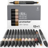 photo-Feutres - Promarker - 12 couleurs - Teintes chair - Winsor et Newton - Dessin - Illustration