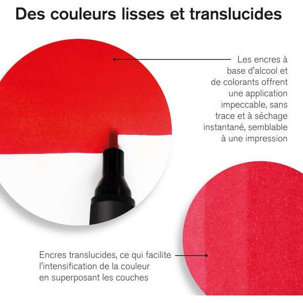 Feutres - Promarker - 12 couleurs - Teintes chair - Winsor et Newton - Dessin - Illustration