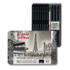 photo - Crayons - Carrés pierre noire - Dessin - Beaux-arts - Conté à Paris - 15 pièces