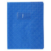 photo-Protège-cahier - 17x22cm - Bleu - Polypro - Motif losange - Résistant