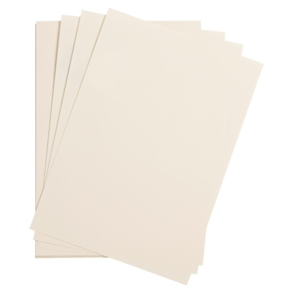 photo-25 feuilles de papier - Ivoire - A4 - 270g - Lisse - Dessin, loisirs créatifs - Maya