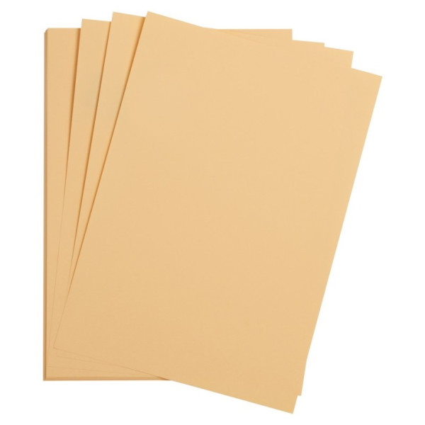 photo-25 feuilles de papier - Abricot - A4 - 270g - Lisse - Dessin, loisirs créatifs - Maya