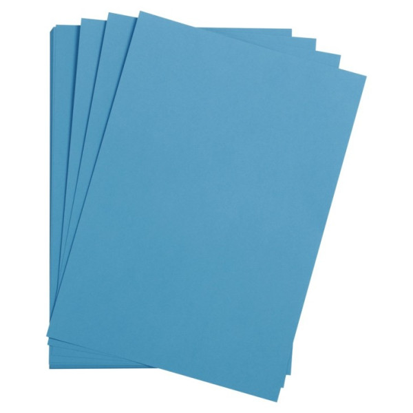 photo-25 feuilles de papier - Bleu - A4 - 270g - Lisse - Dessin, loisirs créatifs - Maya
