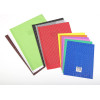 Protège-cahier - 17x22cm - Jaune - Polypro - Motif losange - Résistant