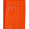 photo - Protège-cahier - 17x22cm - Orange - Polypro - Motif losange - Résistant