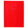 photo - Protège-cahier - 24x32cm - Rouge - Polypro - Motif losange - Résistant