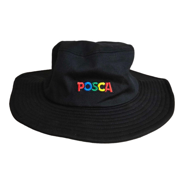 photo - Bob - Chapeau - Noir - Posca - Idée cadeau - Taille unique