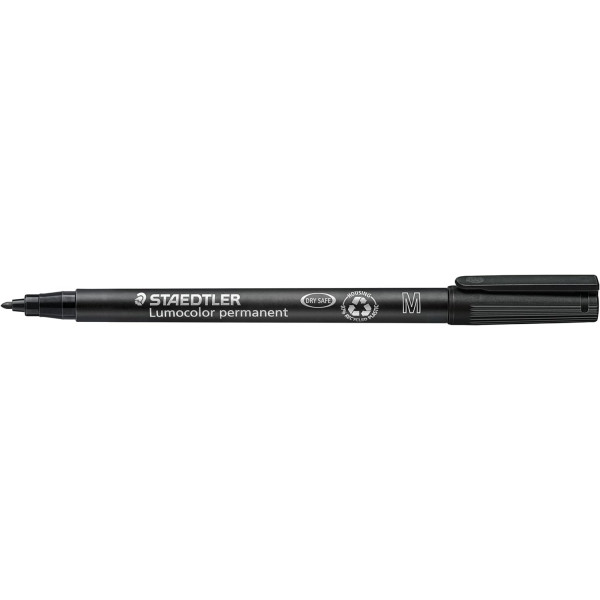 8 feutres - Indélébile - Permanent - Pointe moyenne - Lumocolor - Staedtler