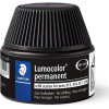 photo - Flacon de recharge pour feutre permanent - Noir - Lumocolor - Staedtler