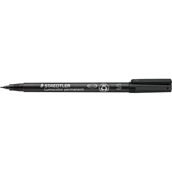 8 feutres - Indélébile - Permanent - Pointe fine - Lumocolor - Staedtler