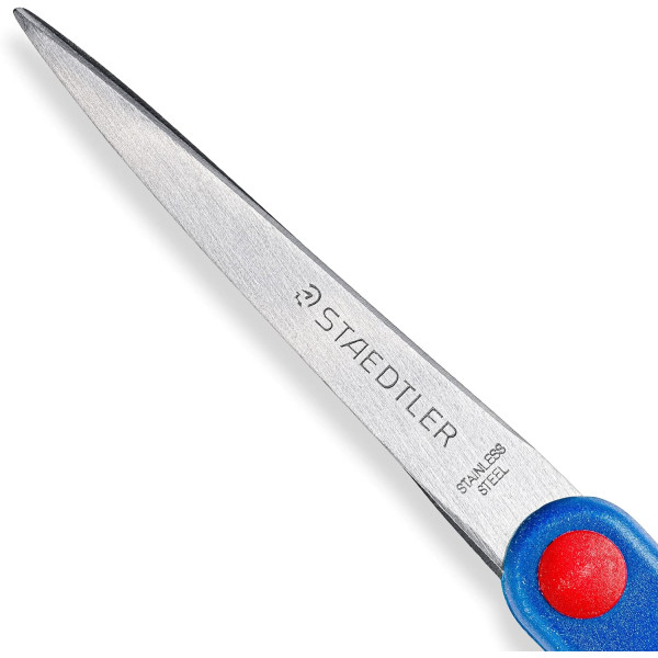 Ciseaux pour droitier - Lame de 21cm - Bouts pointus - Staedtler - Noris
