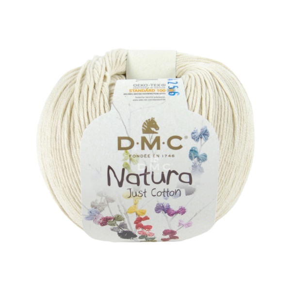 photo-Pelote - 100% coton - Gardenia - N36 - DMC - Natura Just Cotton - Tricot - Crochet