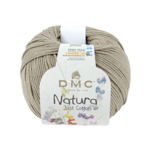 photo-Pelote - 100% coton - Lin - N78 - DMC - Natura Just Cotton - Tricot - Crochet