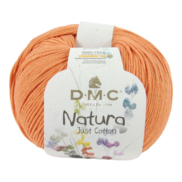 photo-Pelote - 100% coton - Safran - N47 - DMC - Natura Just Cotton - Tricot - Crochet