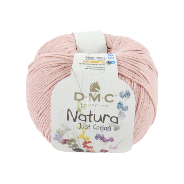 photo-Pelote - 100% coton - Lobélia - N82 - DMC - Natura Just Cotton - Tricot - Crochet