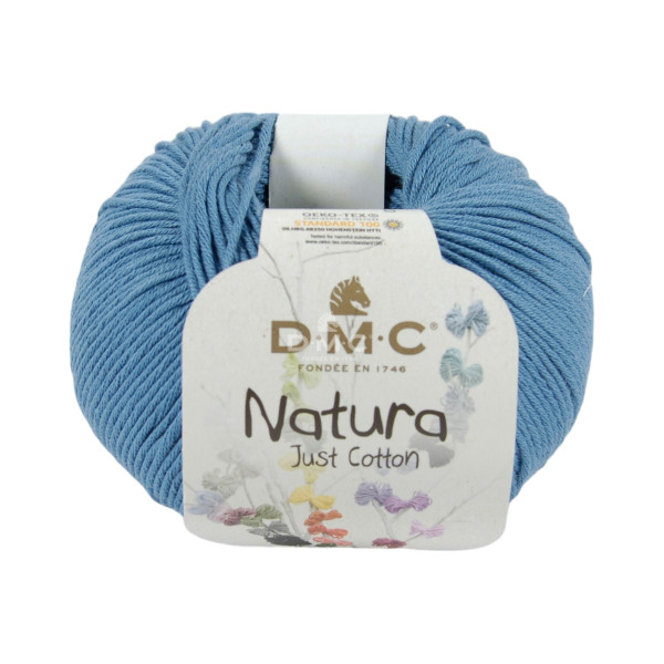 photo-Pelote - 100% coton - Blue jeans - N26 - DMC - Natura Just Cotton - Tricot - Crochet
