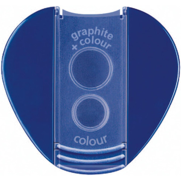 Taille-crayon - 2 trous - Avec réservoir en plastique - Staedtler - Noris