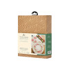photo-Kit point de croix - Broderie - DMC - Fragrance de rose - Tambour, fils, aiguilles
